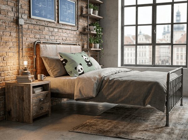 Prevleka za vzglavnik iz mikrovlaken PANDA RELAX 50x70 cm, mint barva
