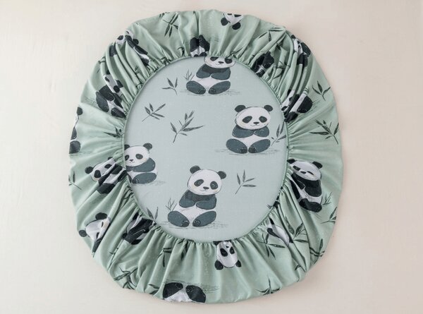 Rjuha iz mikrovlaken PANDA RELAX mentolna 90x200 cm