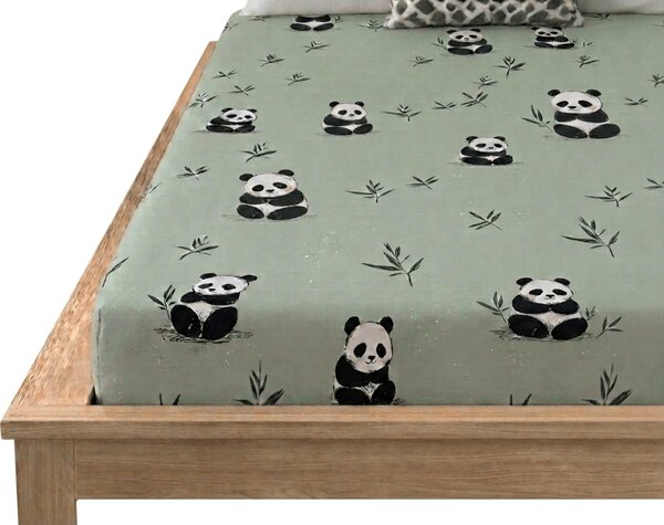 Rjuha iz mikrovlaken PANDA RELAX mentolna 90x200 cm
