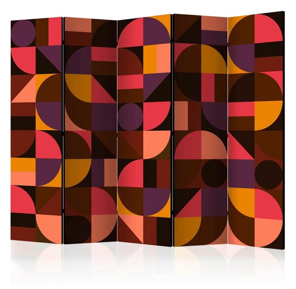 Artgeist Paravan Geometric Mosaic I, 5-Delni, Dvostranski