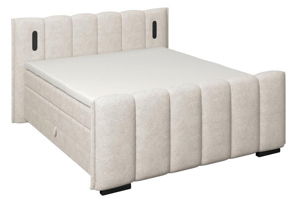 Luca Bessoni Postelja Boxspring Elysia, Bež, 200x220