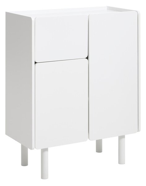 Bela omarica 80x100x40 cm Bera – Unique Furniture