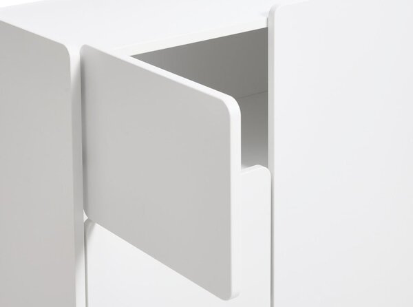 Bela omarica 80x100x40 cm Bera – Unique Furniture