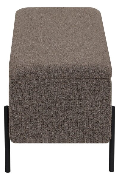 Rjava klop iz tkanine bouclé Watford – House Nordic