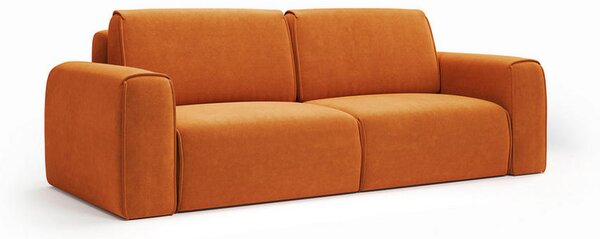 ZOFA S POSTELJNO FUNKCIJO, oranžna tekstil