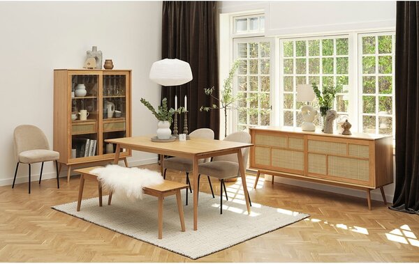 Bež jedilni stol Creston – Unique Furniture
