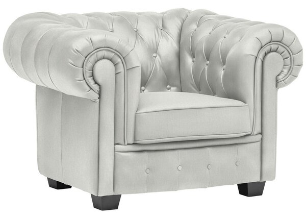 CHESTERFIELD FOTELJ, naravne barve tekstil