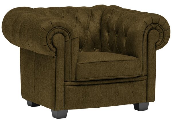 CHESTERFIELD FOTELJ, kaki tekstil