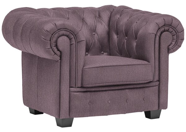 CHESTERFIELD FOTELJ, sivovijolična tekstil