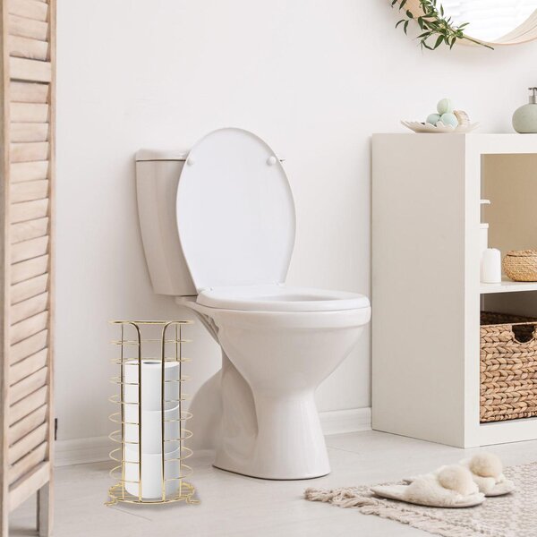 Stojalo za toaletni papir Gold P11899