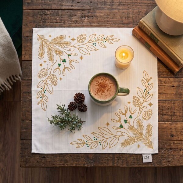 Damast prt Goldie 40x40 cm EMI
