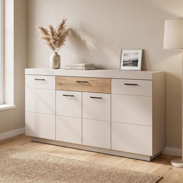 Modern Living Široka Komoda Lightning, Barva Hrasta, Kašmir
