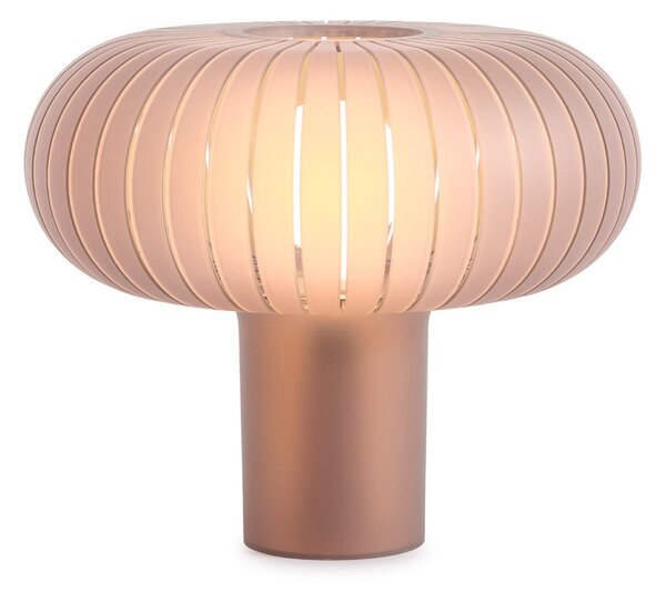 Kartell namizna svetilka Teresa Frozen, roza, z možnostjo zatemnitve, E27, zatemnjen, Roza / rosé, Dnevna soba / jedilnica, Plastika, Dizajn