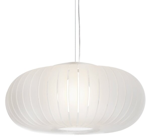 Kartell viseča svetilka Teresa Frozen, barva ledu, Ø 50 cm, E27, Bela, Dnevna soba / jedilnica, Plastika, Dizajn