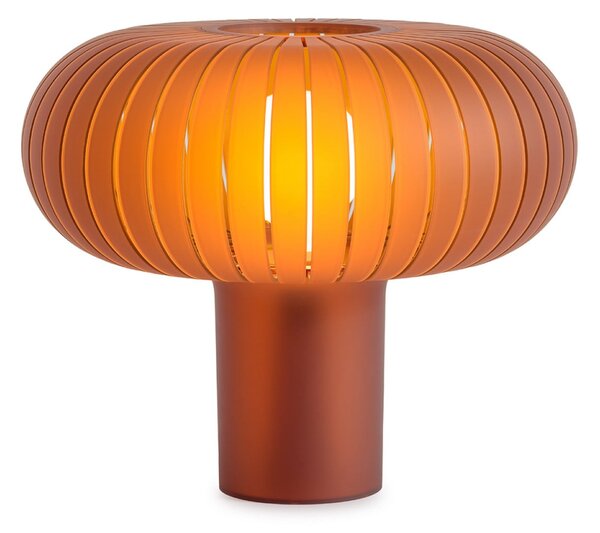 Kartell namizna svetilka Teresa Frozen, jantar, z možnostjo zatemnitve, E27, zatemnjen, Oranžna, Dnevna soba / jedilnica, Plastika, Dizajn