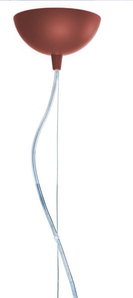 Kartell viseča svetilka Kabuki, bordo rdeča, Ø 50 cm, Rdeča, Dnevna soba / jedilnica, Plastika, Dizajn