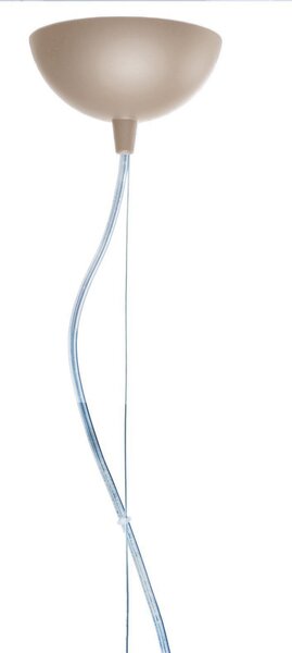 Kartell viseča svetilka Kabuki, siva, Ø 50 cm, Siva, Dnevna soba / jedilnica, Plastika, Dizajn
