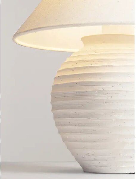 SILIA Stolna svjetiljka Grlo E27 1x12 W IP20 Bijela NL9061151