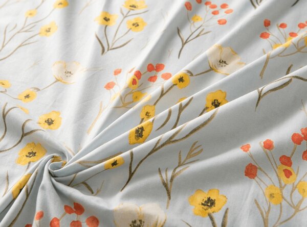 Posteljnina iz mikrovlaken SPRING BIRDS barvna Dimenzije posteljnine: 70 x 90 cm | 140 x 200 cm