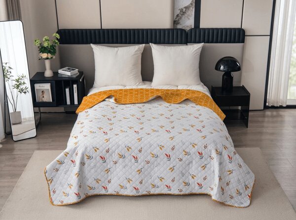 Pregrinjalo za posteljo VELIORA, belo Dimenzije: 170 x 210 cm