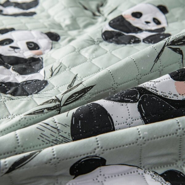 Pregrinjalo za posteljo PANDA RELAX zeleno Dimenzije: 220 x 240 cm