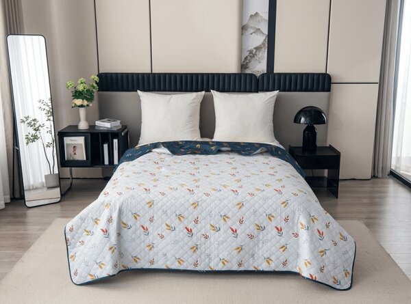 Pregrinjalo za posteljo LUNERIS, belo Dimenzije: 170 x 210 cm