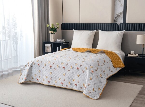 Pregrinjalo za posteljo VELIORA, belo Dimenzije: 170 x 210 cm