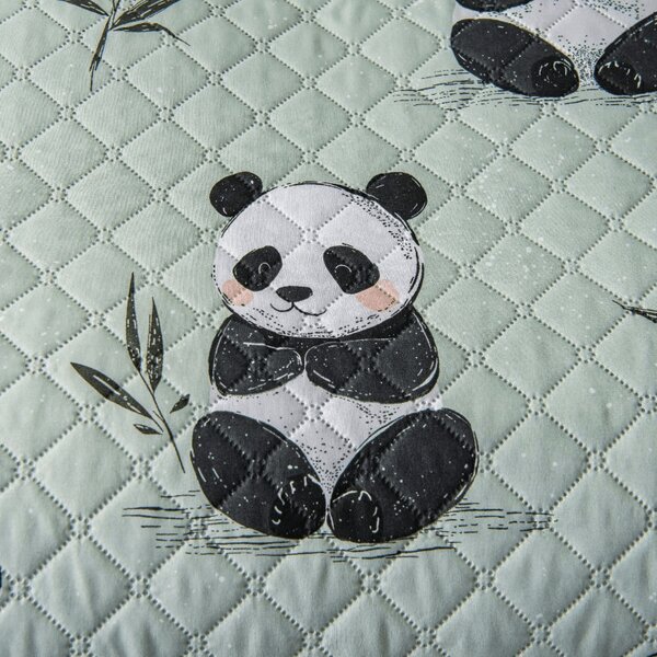 Pregrinjalo za posteljo PANDA RELAX zeleno Dimenzije: 220 x 240 cm