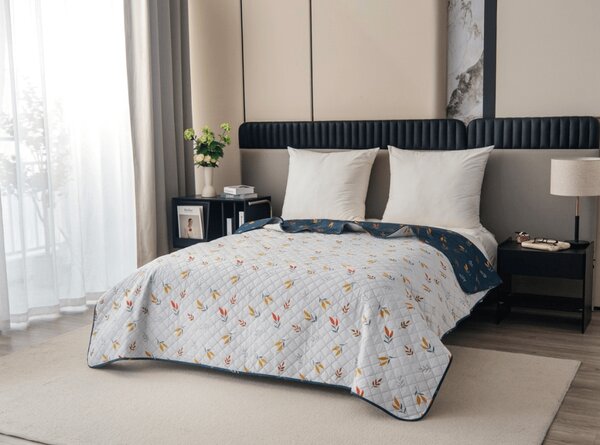 Pregrinjalo za posteljo LUNERIS, belo Dimenzije: 170 x 210 cm