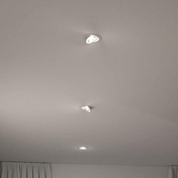 Paulmann LED-vgradna svetilka Aumus White Select CCT, bela, komplet 3 kosov, zatemnjen, Bela, Dnevna soba / jedilnica, Aluminij, Sodobni, Vgreznjeni strop