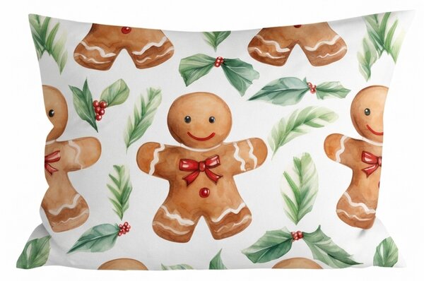 Flanelasta prevleka za blazino MERRY GINGER 50x70 cm, barvna