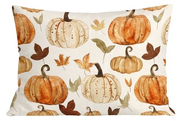 Flanelasta prevleka za blazino PUMPKINS & STRIPES 50x70 cm, barvna