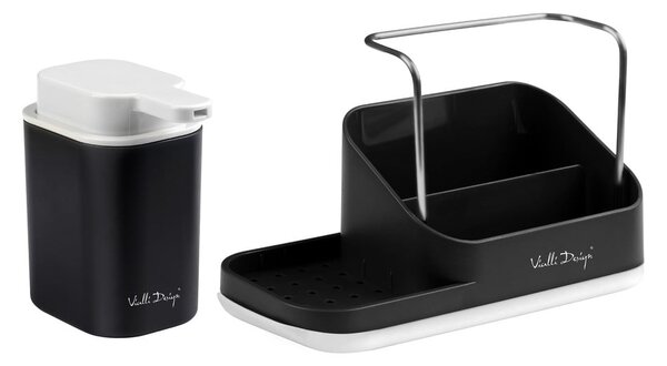 Črni set za pomivanje posode Vialli Design