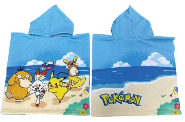 Otroški pončo Pokémon beach FARO