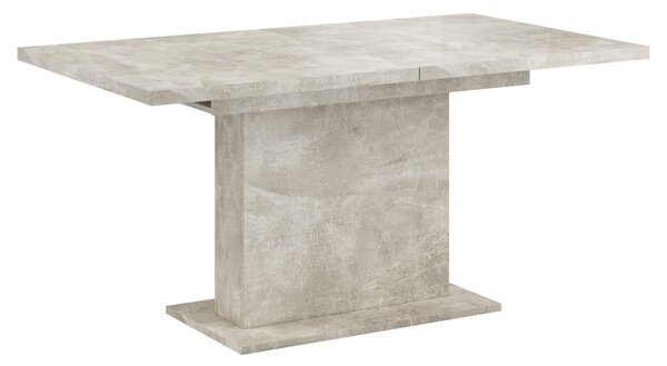 KONDELA Jedilna zložljiva miza, beton, 160-200x90 cm, BOBA