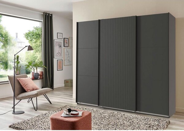 Modern Living Omara Z Drsnimi Vrati Andorra, Barva Grafita