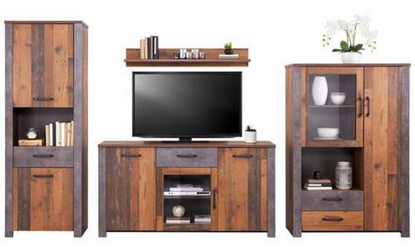 Modern Living Omara Ontario, Barva Hrasta, Temno Siva