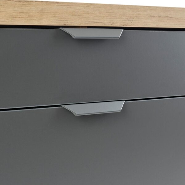 Modern Living Tv-element Jake, Antracit, Barva Hrasta