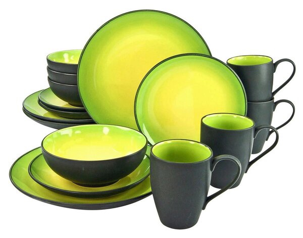 Creatable Kombinirani Servis Hot Green, 16-Delni