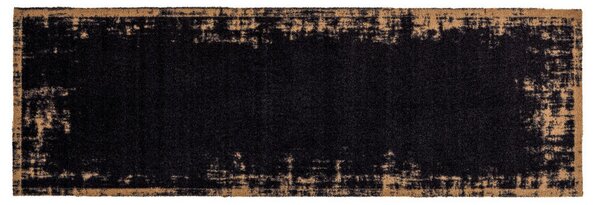 KUHINJSKI TEKAČ Miabella 50/150 cm črna, temno oranžna