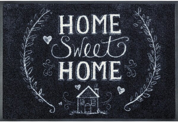 PREDPRAŽNIK Chalky Home 50/75 cm potiskano bela, temno siva