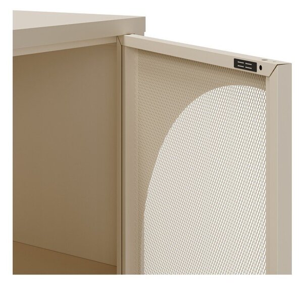 Kremno bela komoda 160x90 cm Tayra – Marckeric