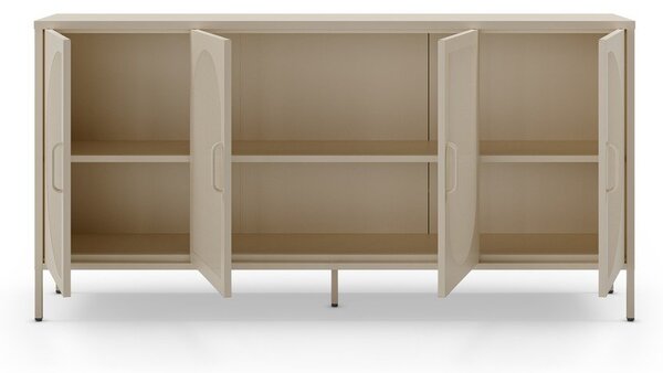 Kremno bela komoda 160x90 cm Tayra – Marckeric