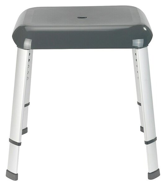 Wenko Secura Premium Kopalniški stol (Nastavitev višine: 42 cm - 52 cm, Nosilnost: 130 kg, Antracit)