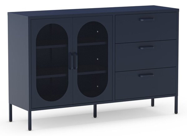 Temno modra komoda 140x90 cm Diora – Marckeric