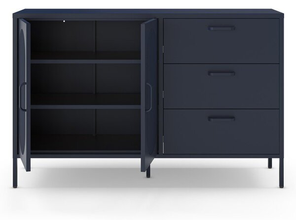 Temno modra komoda 140x90 cm Diora – Marckeric