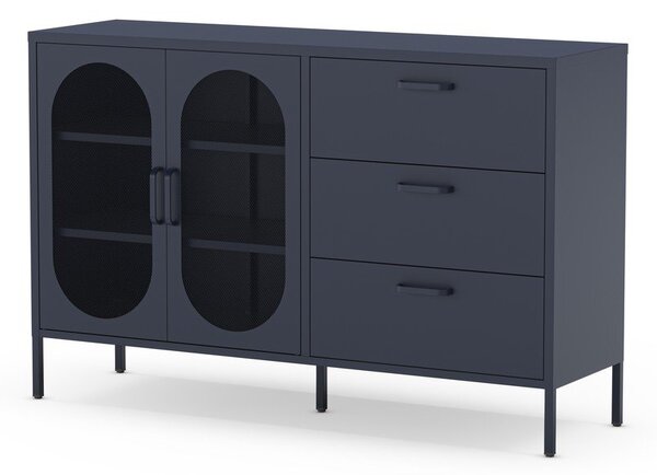 Temno modra komoda 140x90 cm Diora – Marckeric