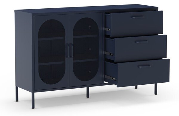 Temno modra komoda 140x90 cm Diora – Marckeric