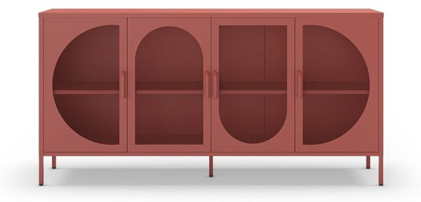 Opečnato oranžna komoda 160x90 cm Tayra – Marckeric