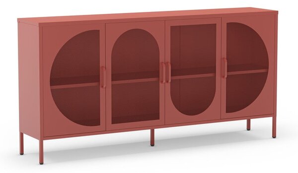Opečnato oranžna komoda 160x90 cm Tayra – Marckeric